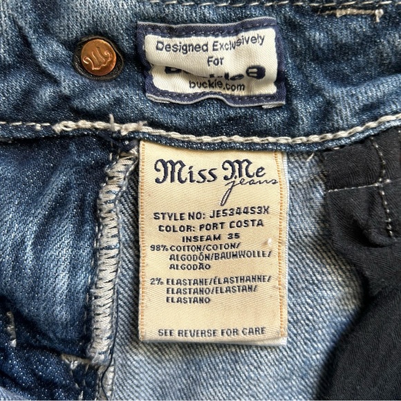 Miss Me Bedazzled Skinny Denim Jeans, Size 26 - Picture 6 of 6